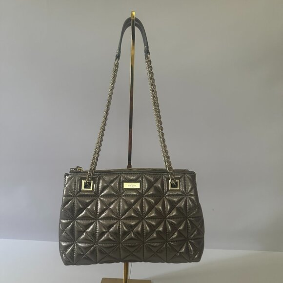 Kate Spade – paige metallic quilted shoulder bag - Picture 1 of 8